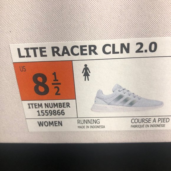 Ladies Lite Racer CLN 2.0 Running Sneakers New! - Picture 2 of 7